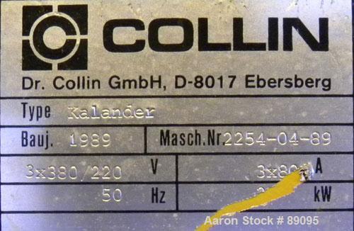 Used Battenfeld 17.5" Wide Sheet/Cast Film Line Consisting Of: (1) Battenfeld 60 MM (2.3") single screw extruder, model 1-60-30DV, serial #89-7782-62, approximate 30:1 L/D ratio, 5 zone non-vented ba...