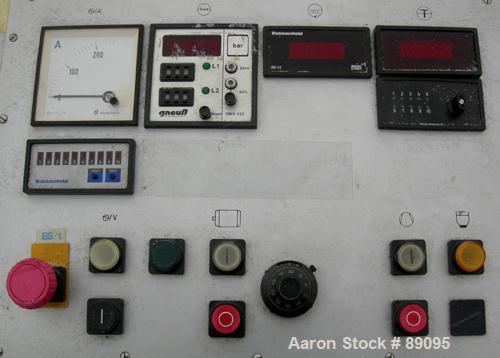 Used Battenfeld 17.5" Wide Sheet/Cast Film Line Consisting Of: (1) Battenfeld 60 MM (2.3") single screw extruder, model 1-60-30DV, serial #89-7782-62, approximate 30:1 L/D ratio, 5 zone non-vented ba...