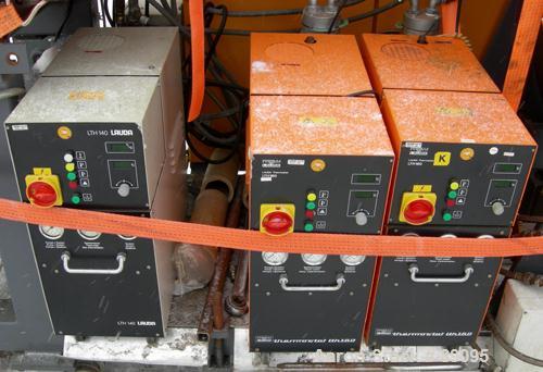 Used Battenfeld 17.5" Wide Sheet/Cast Film Line Consisting Of: (1) Battenfeld 60 MM (2.3") single screw extruder, model 1-60-30DV, serial #89-7782-62, approximate 30:1 L/D ratio, 5 zone non-vented ba...