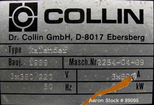 Used Battenfeld 17.5" Wide Sheet/Cast Film Line Consisting Of: (1) Battenfeld 60 MM (2.3") single screw extruder, model 1-60-30DV, serial #89-7782-62, approximate 30:1 L/D ratio, 5 zone non-vented ba...
