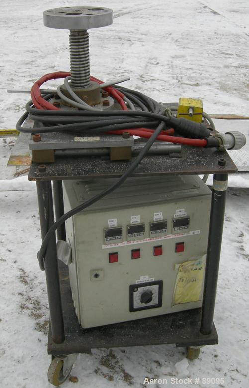 Used Battenfeld 17.5" Wide Sheet/Cast Film Line Consisting Of: (1) Battenfeld 60 MM (2.3") single screw extruder, model 1-60-30DV, serial #89-7782-62, approximate 30:1 L/D ratio, 5 zone non-vented ba...