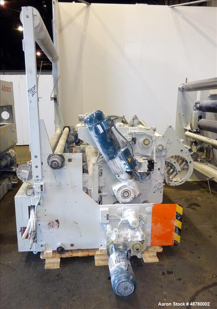 Used Berstorff 3 roll Sheet stack, 15.6" (400 mm) dia x 66.3" (1700 mm) straigh