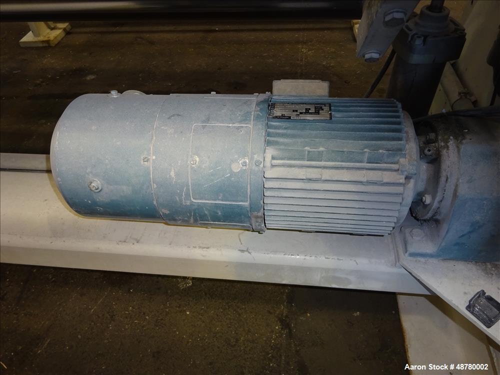 Used Berstorff 3 roll Sheet stack, 15.6" (400 mm) dia x 66.3" (1700 mm) straigh