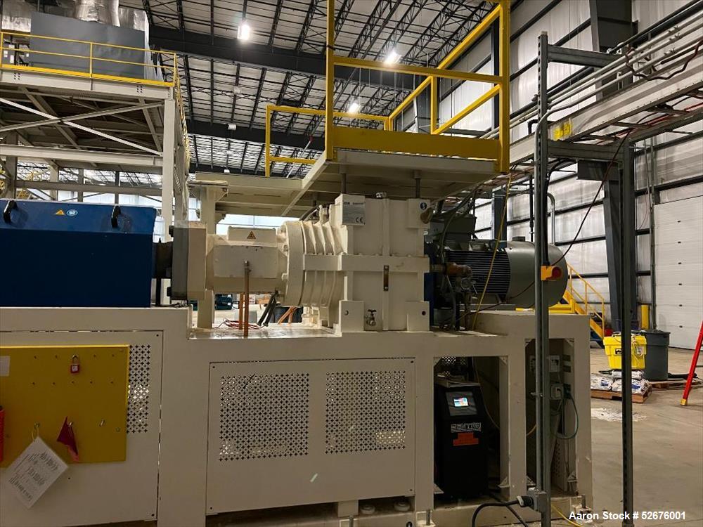 Used Chi Chang Sheet Extrusion Line (2017), consisting of: Chi Chang Extruder Model CC/SE-150S-1000W, S/N 2016031 (2017), 32:1, 150mm screw, with (5) Chi-Chang Control Panels and (2) Allen Bradley PL...