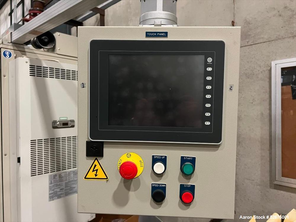 Used Chi Chang Sheet Extrusion Line (2017), consisting of: Chi Chang Extruder Model CC/SE-150S-1000W, S/N 2016031 (2017), 32:1, 150mm screw, with (5) Chi-Chang Control Panels and (2) Allen Bradley PL...