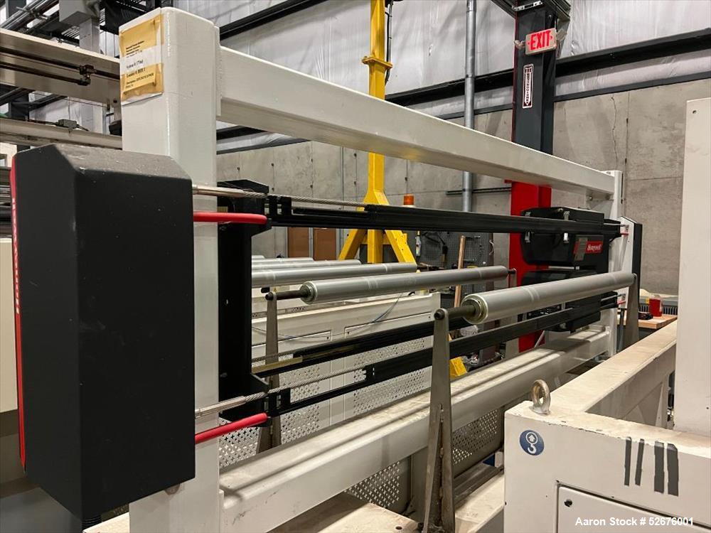 Used Chi Chang Sheet Extrusion Line (2017), consisting of: Chi Chang Extruder Model CC/SE-150S-1000W, S/N 2016031 (2017), 32:1, 150mm screw, with (5) Chi-Chang Control Panels and (2) Allen Bradley PL...