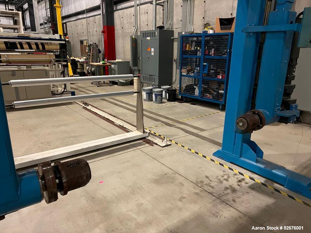 Used Chi Chang Sheet Extrusion Line (2017), consisting of: Chi Chang Extruder Model CC/SE-150S-1000W, S/N 2016031 (2017), 32:1, 150mm screw, with (5) Chi-Chang Control Panels and (2) Allen Bradley PL...