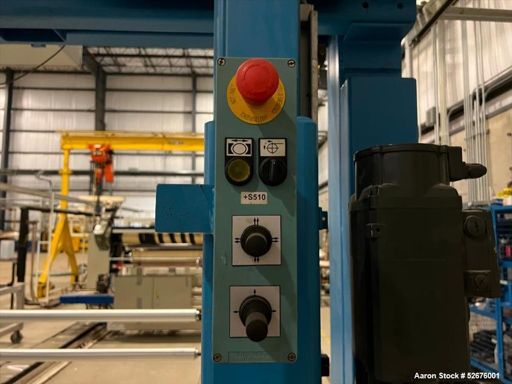 Used Chi Chang Sheet Extrusion Line (2017), consisting of: Chi Chang Extruder Model CC/SE-150S-1000W, S/N 2016031 (2017), 32:1, 150mm screw, with (5) Chi-Chang Control Panels and (2) Allen Bradley PL...