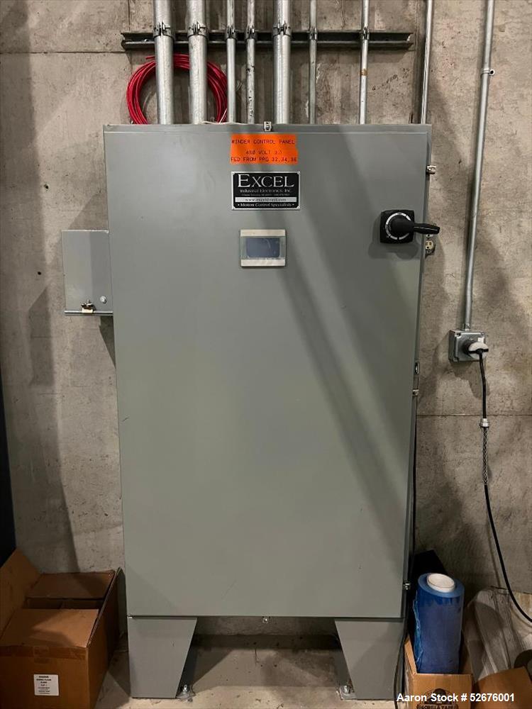 Used Chi Chang Sheet Extrusion Line (2017), consisting of: Chi Chang Extruder Model CC/SE-150S-1000W, S/N 2016031 (2017), 32:1, 150mm screw, with (5) Chi-Chang Control Panels and (2) Allen Bradley PL...