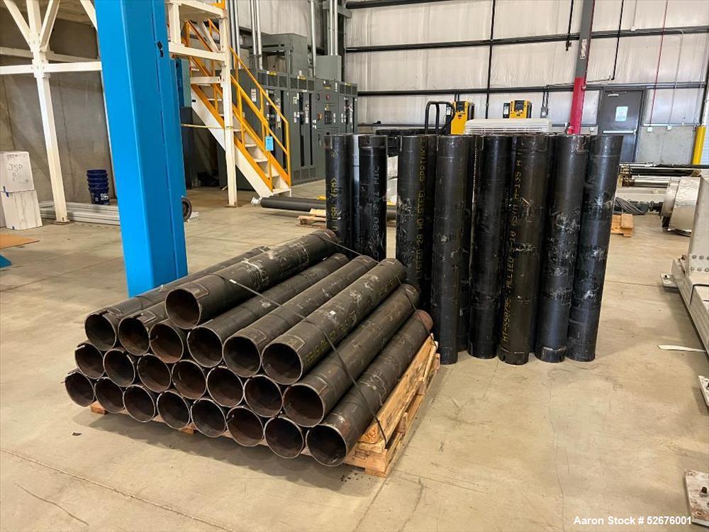 Used Chi Chang Sheet Extrusion Line (2017), consisting of: Chi Chang Extruder Model CC/SE-150S-1000W, S/N 2016031 (2017), 32:1, 150mm screw, with (5) Chi-Chang Control Panels and (2) Allen Bradley PL...