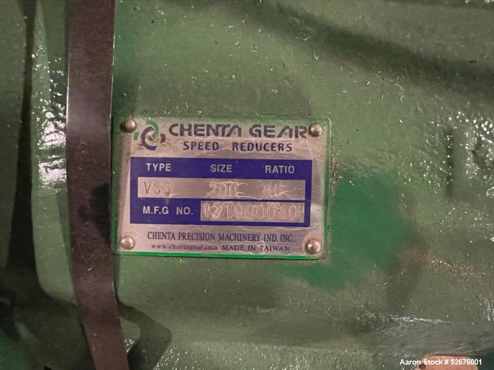 Used Chi Chang Sheet Extrusion Line (2017), consisting of: Chi Chang Extruder Model CC/SE-150S-1000W, S/N 2016031 (2017), 32:1, 150mm screw, with (5) Chi-Chang Control Panels and (2) Allen Bradley PL...