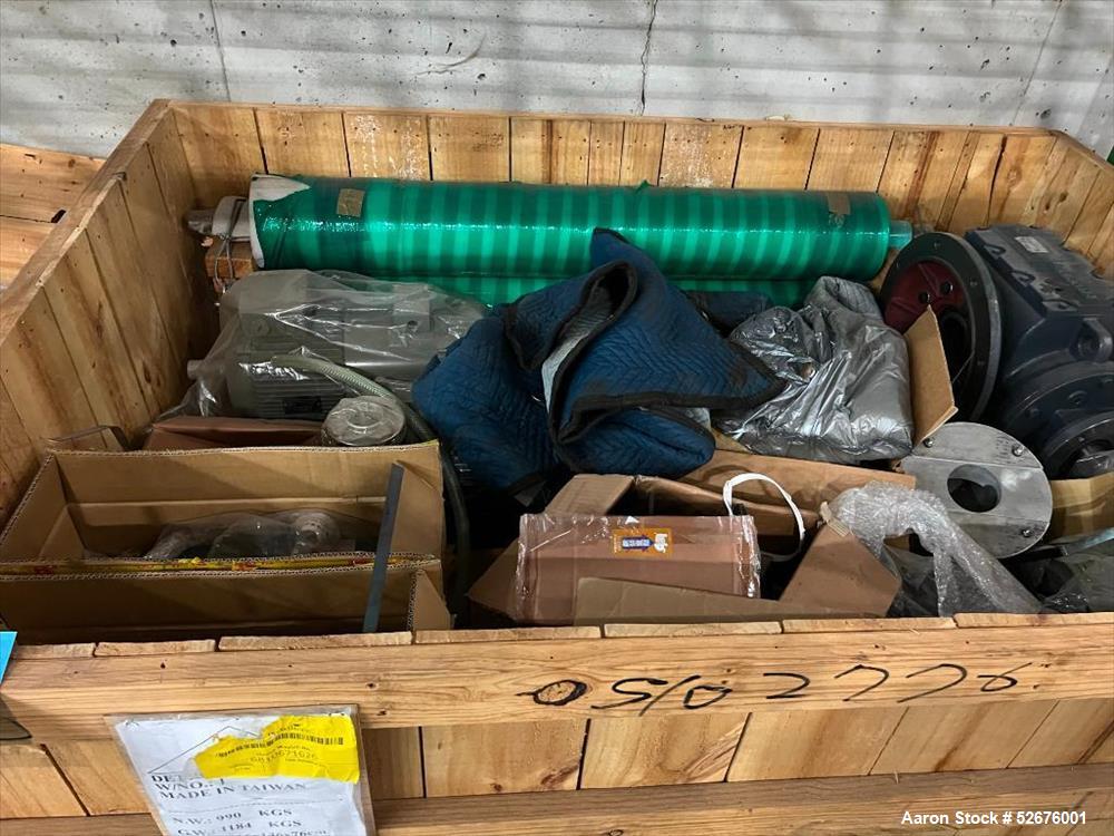 Used Chi Chang Sheet Extrusion Line (2017), consisting of: Chi Chang Extruder Model CC/SE-150S-1000W, S/N 2016031 (2017), 32:1, 150mm screw, with (5) Chi-Chang Control Panels and (2) Allen Bradley PL...