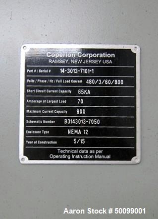 Used Coperion 72" Sheet Extrusion Line