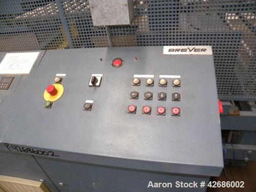Used Crown Sheet Take Off System Consisting Of: (1) Crown 3 roll "J" sheet stack. (2) 30" Diameter x 60" wide chrome plated cored rolls, (1) 18" diameter x 60" wide movable bottom chrome plated cored...