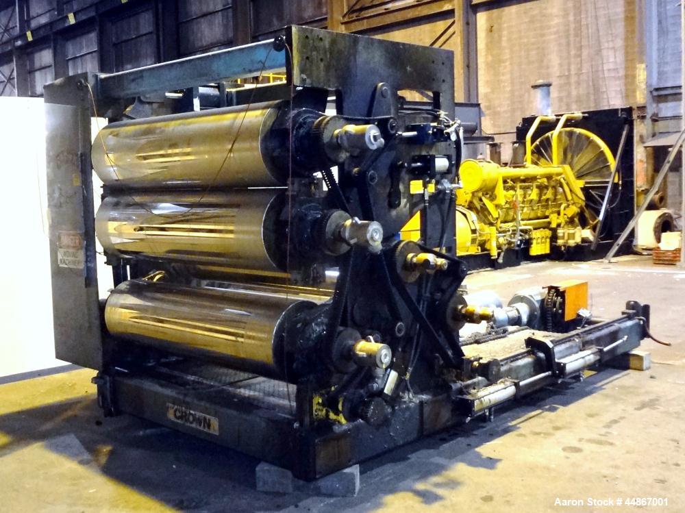 Used Crown CDL 64" Wide 3 Roll Sheet Stack System