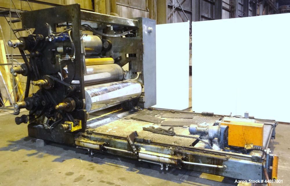 Used Crown CDL 64" Wide 3 Roll Sheet Stack System