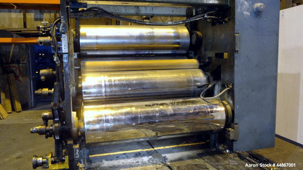 Used Crown CDL 64" Wide 3 Roll Sheet Stack System