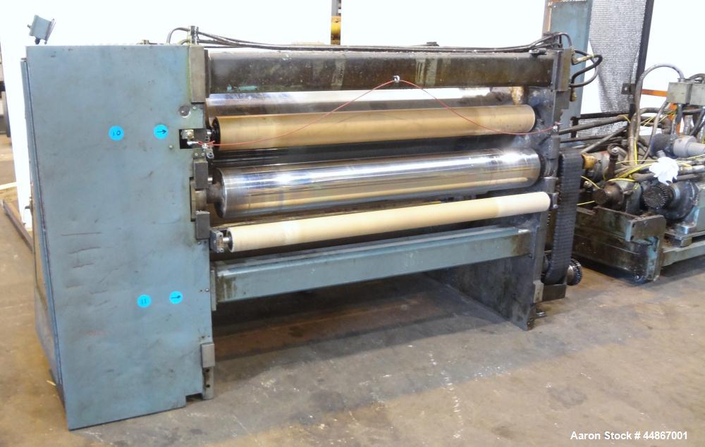 Used Crown CDL 64" Wide 3 Roll Sheet Stack System