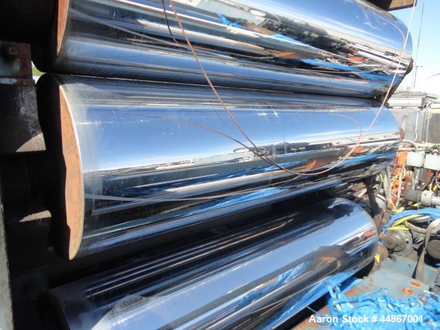 Used Crown CDL 64" Wide 3 Roll Sheet Stack System