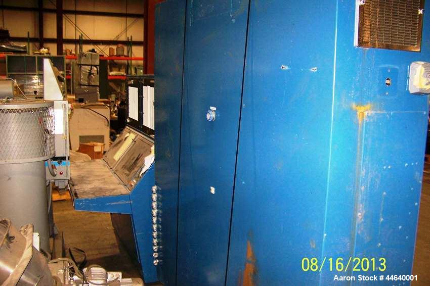 Used Davis Standard 46” Three Roll Vertical Roll Stand Sheet Line