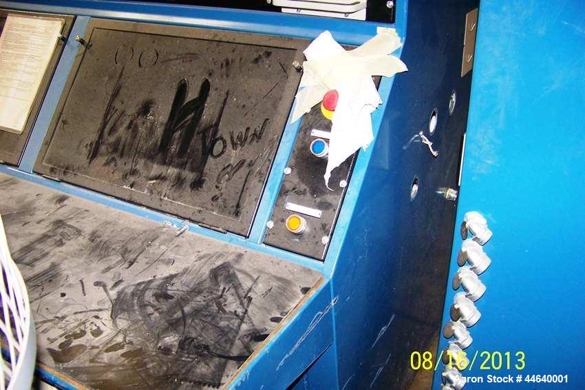 Used Davis Standard 46” Three Roll Vertical Roll Stand Sheet Line