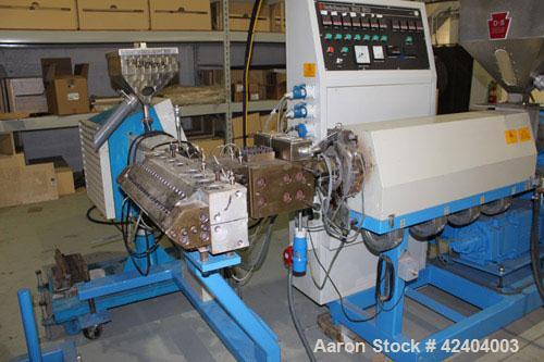 Used Davis Standard 50mm (19.6’’) Co-Extrusion Sheet Line Consisting Of: (1) Davis Standard 50mm (2") diameter single screw extruder, model BC50, approximate 24:1 L/D ratio, electrically heated, air ...