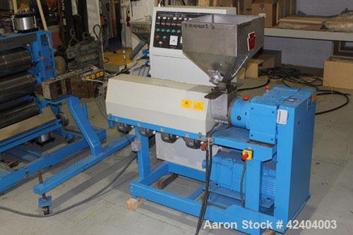 Used Davis Standard 50mm (19.6’’) Co-Extrusion Sheet Line Consisting Of: (1) Davis Standard 50mm (2") diameter single screw extruder, model BC50, approximate 24:1 L/D ratio, electrically heated, air ...