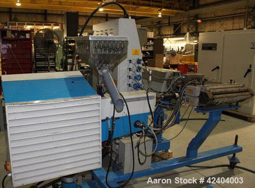 Used Davis Standard 50mm (19.6’’) Co-Extrusion Sheet Line Consisting Of: (1) Davis Standard 50mm (2") diameter single screw extruder, model BC50, approximate 24:1 L/D ratio, electrically heated, air ...