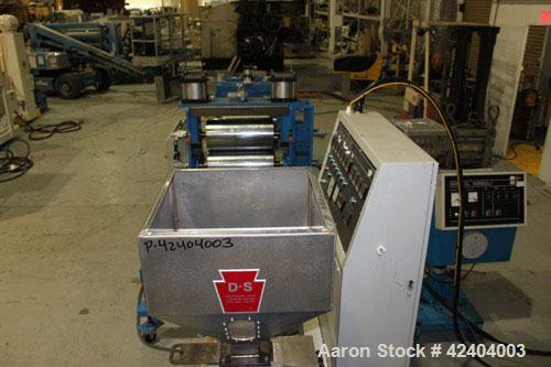 Used Davis Standard 50mm (19.6’’) Co-Extrusion Sheet Line Consisting Of: (1) Davis Standard 50mm (2") diameter single screw extruder, model BC50, approximate 24:1 L/D ratio, electrically heated, air ...