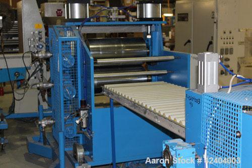 Used Davis Standard 50mm (19.6’’) Co-Extrusion Sheet Line Consisting Of: (1) Davis Standard 50mm (2") diameter single screw extruder, model BC50, approximate 24:1 L/D ratio, electrically heated, air ...