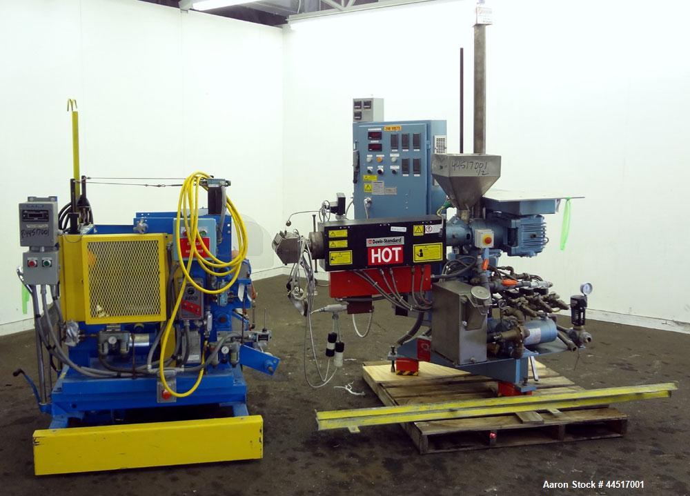 Used Davis Standard 7" Wide Sheet Line consisting of: (1) Davis Standard 1-1/4" pedestal mounted single screw rxtruder, model DSPW-125V-H24, serial #V9991, SO #61592, built 1998.  Approximate 24 to 1...