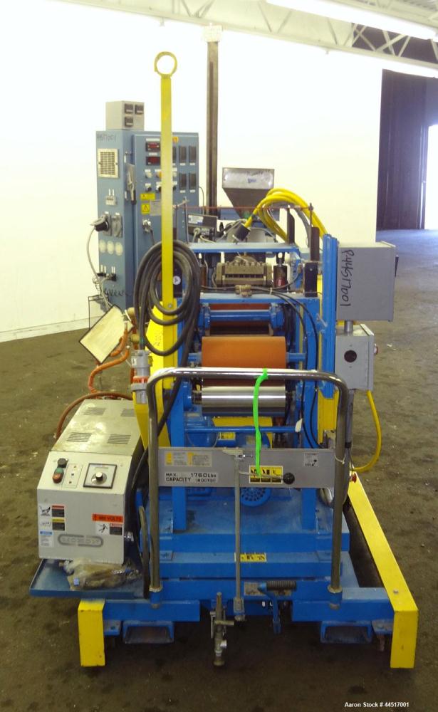 Used Davis Standard 7" Wide Sheet Line consisting of: (1) Davis Standard 1-1/4" pedestal mounted single screw rxtruder, model DSPW-125V-H24, serial #V9991, SO #61592, built 1998.  Approximate 24 to 1...