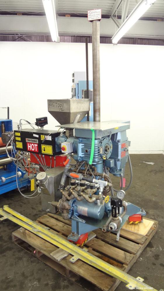 Used Davis Standard 7" Wide Sheet Line consisting of: (1) Davis Standard 1-1/4" pedestal mounted single screw rxtruder, model DSPW-125V-H24, serial #V9991, SO #61592, built 1998.  Approximate 24 to 1...
