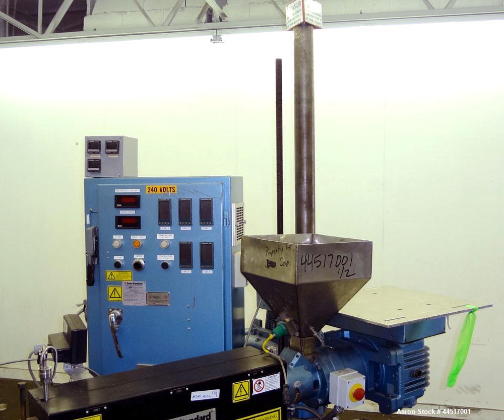 Used Davis Standard 7" Wide Sheet Line consisting of: (1) Davis Standard 1-1/4" pedestal mounted single screw rxtruder, model DSPW-125V-H24, serial #V9991, SO #61592, built 1998.  Approximate 24 to 1...