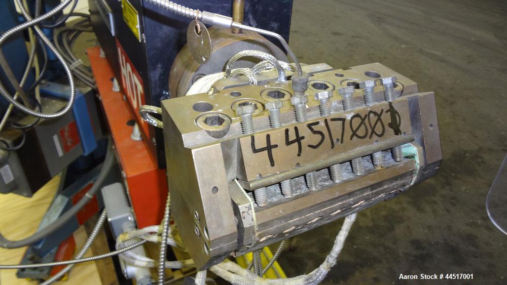 Used Davis Standard 7" Wide Sheet Line consisting of: (1) Davis Standard 1-1/4" pedestal mounted single screw rxtruder, model DSPW-125V-H24, serial #V9991, SO #61592, built 1998.  Approximate 24 to 1...