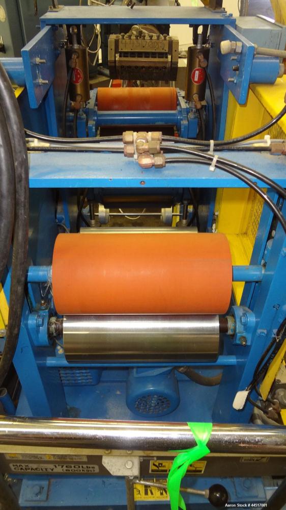 Used Davis Standard 7" Wide Sheet Line consisting of: (1) Davis Standard 1-1/4" pedestal mounted single screw rxtruder, model DSPW-125V-H24, serial #V9991, SO #61592, built 1998.  Approximate 24 to 1...