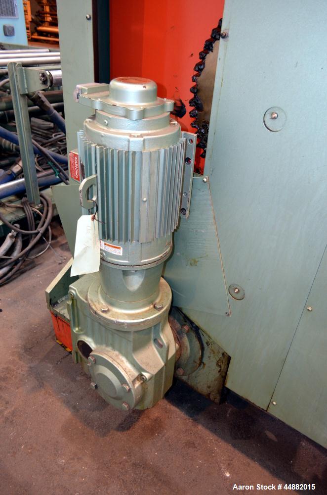 Used Davis Standard 66" Wide Vertical Down 3-Roll Sheet Stack