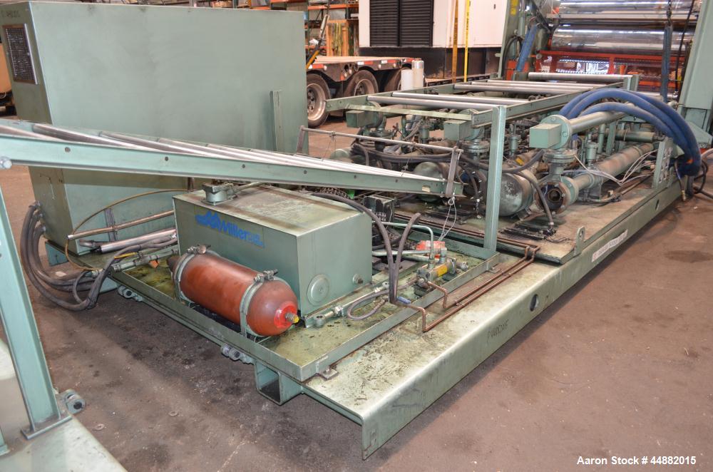 Used Davis Standard 66" Wide Vertical Down 3-Roll Sheet Stack
