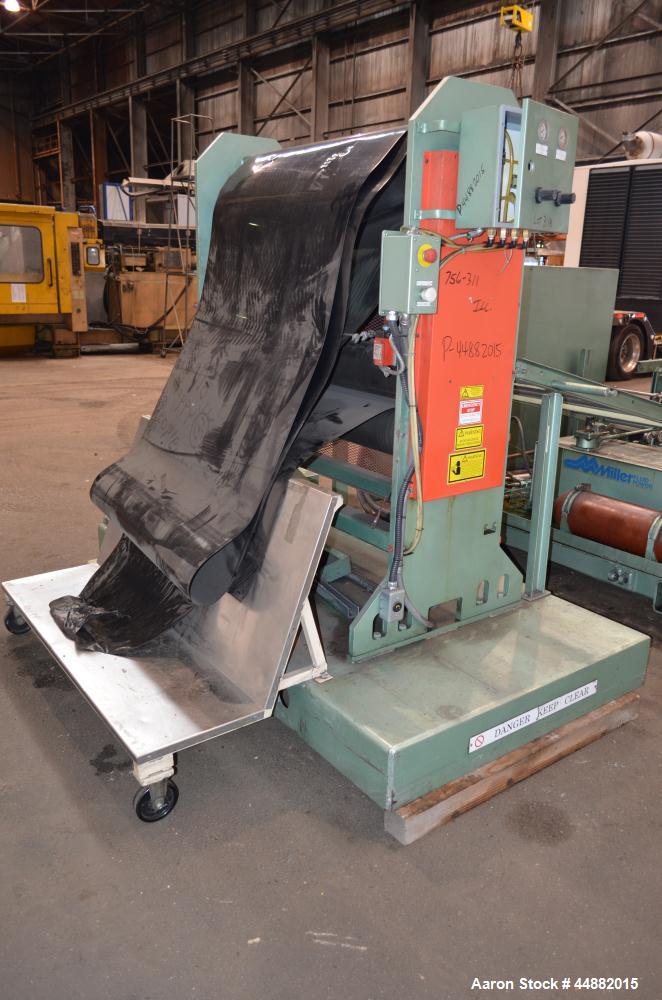 Used Davis Standard 66" Wide Vertical Down 3-Roll Sheet Stack