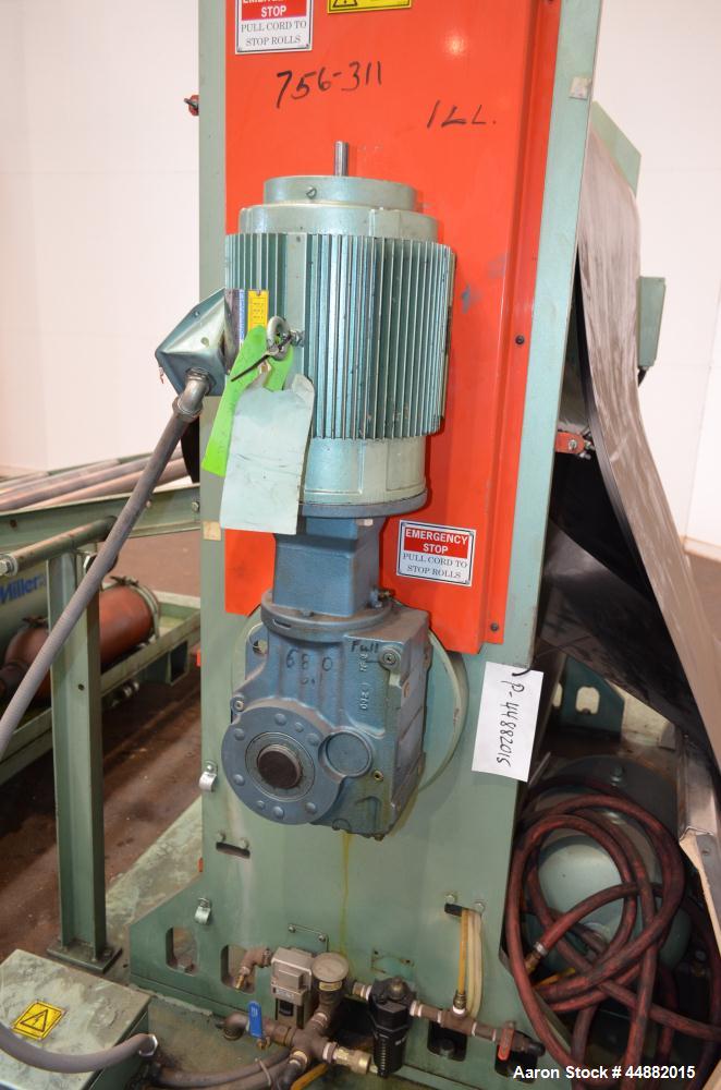 Used Davis Standard 66" Wide Vertical Down 3-Roll Sheet Stack