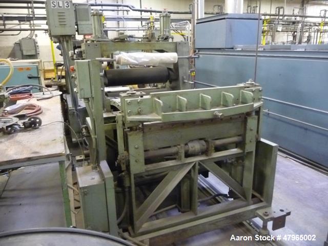 Used Davis Standard 3- Roll Sheet Stack, 30" Wide, Model F8082