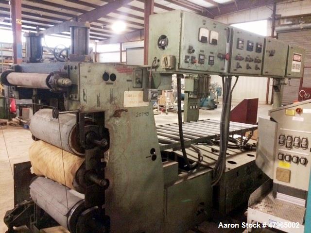 Used Davis Standard 3- Roll Sheet Stack, 30" Wide, Model F8082