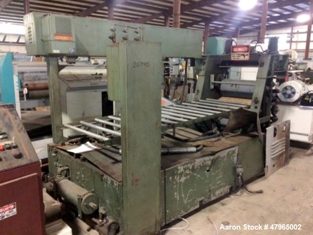 Used Davis Standard 3- Roll Sheet Stack, 30" Wide, Model F8082
