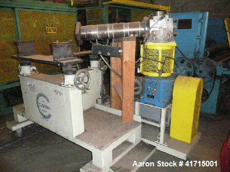 Used Davis Standard Three Roll Sheet Stack