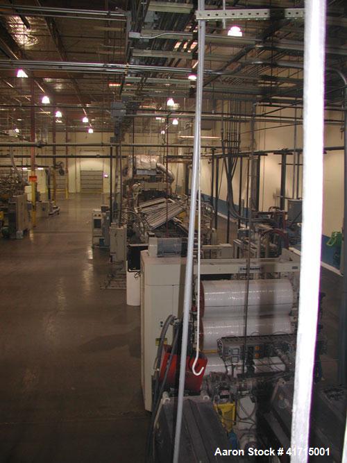 Used Davis Standard Three Roll Sheet Stack