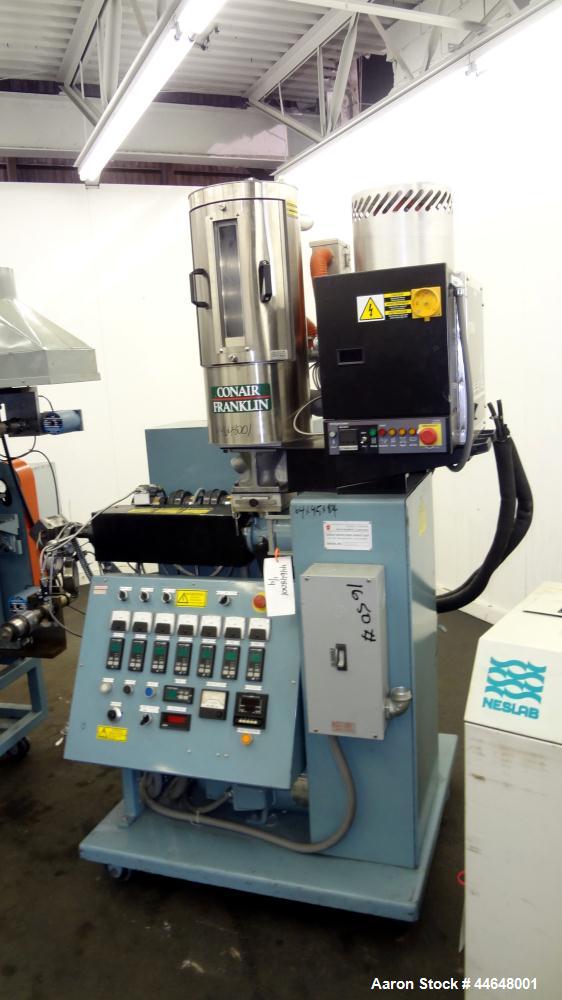 Used Davis Standard Killion 2” Wide Sheet Line Consisting Of: (1) Davis Standard Killion 1” single screw extruder, approximately 24 to 1 L/D ratio. Electrically heated, air-cooled 4 zone non-vented b...