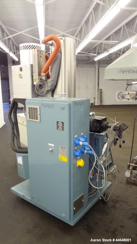 Used Davis Standard Killion 2” Wide Sheet Line Consisting Of: (1) Davis Standard Killion 1” single screw extruder, approximately 24 to 1 L/D ratio. Electrically heated, air-cooled 4 zone non-vented b...