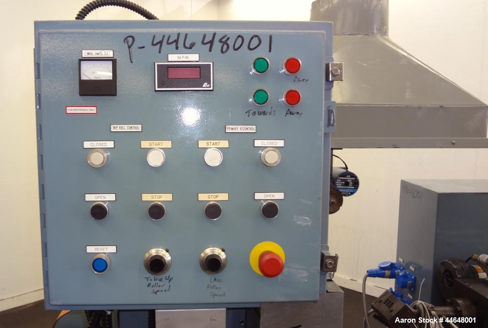 Used Davis Standard Killion 2” Wide Sheet Line Consisting Of: (1) Davis Standard Killion 1” single screw extruder, approximately 24 to 1 L/D ratio. Electrically heated, air-cooled 4 zone non-vented b...