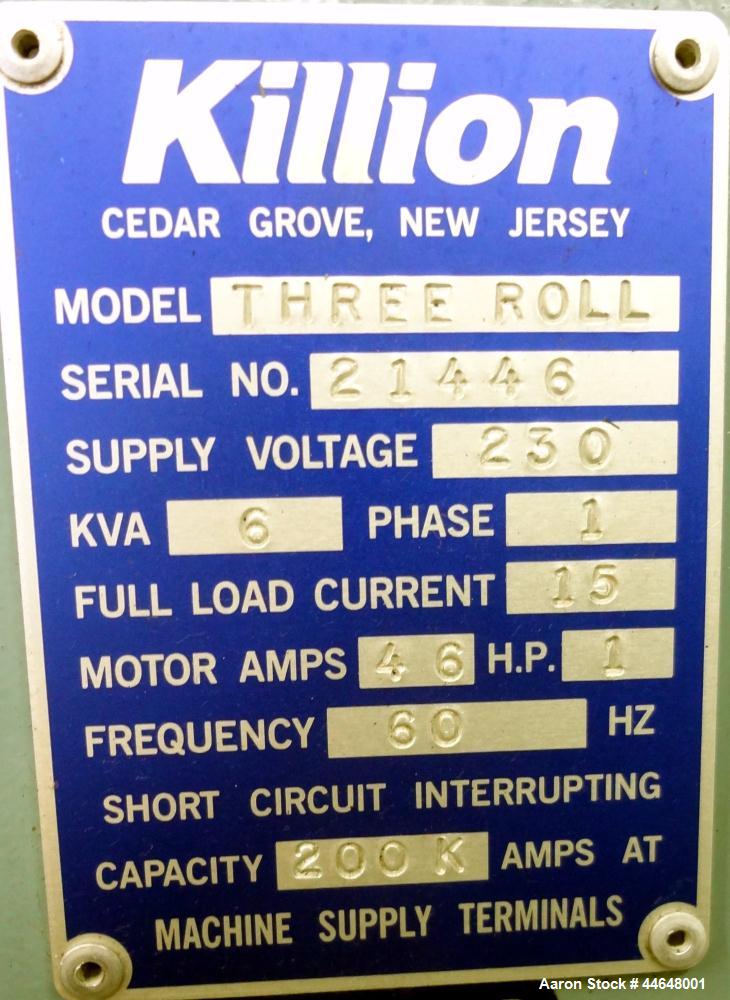 Used Davis Standard Killion 2” Wide Sheet Line Consisting Of: (1) Davis Standard Killion 1” single screw extruder, approximately 24 to 1 L/D ratio. Electrically heated, air-cooled 4 zone non-vented b...