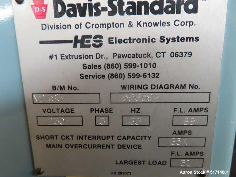 24" x 16" Davis Standard Pilot/Laboratory Size Horizontal Sheet Line